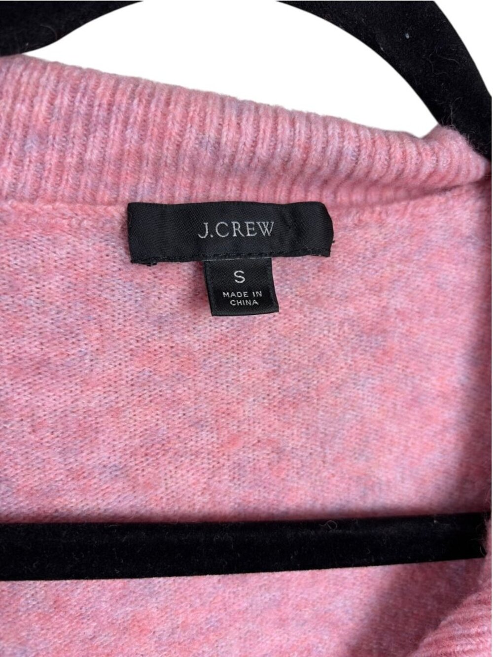 J. Crew Half-zip sweater-dress in Supersoft yarn Rose Pink Wool Blend SZ S - Picture 8 of 8